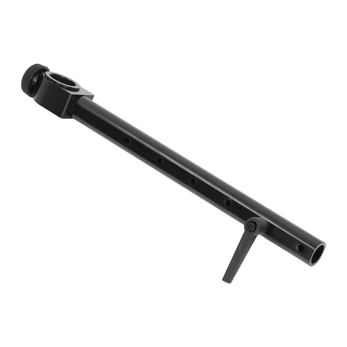 Support de Microscope Acier Inoxydable Stable Réglable Support de Bureau pour Expérience black