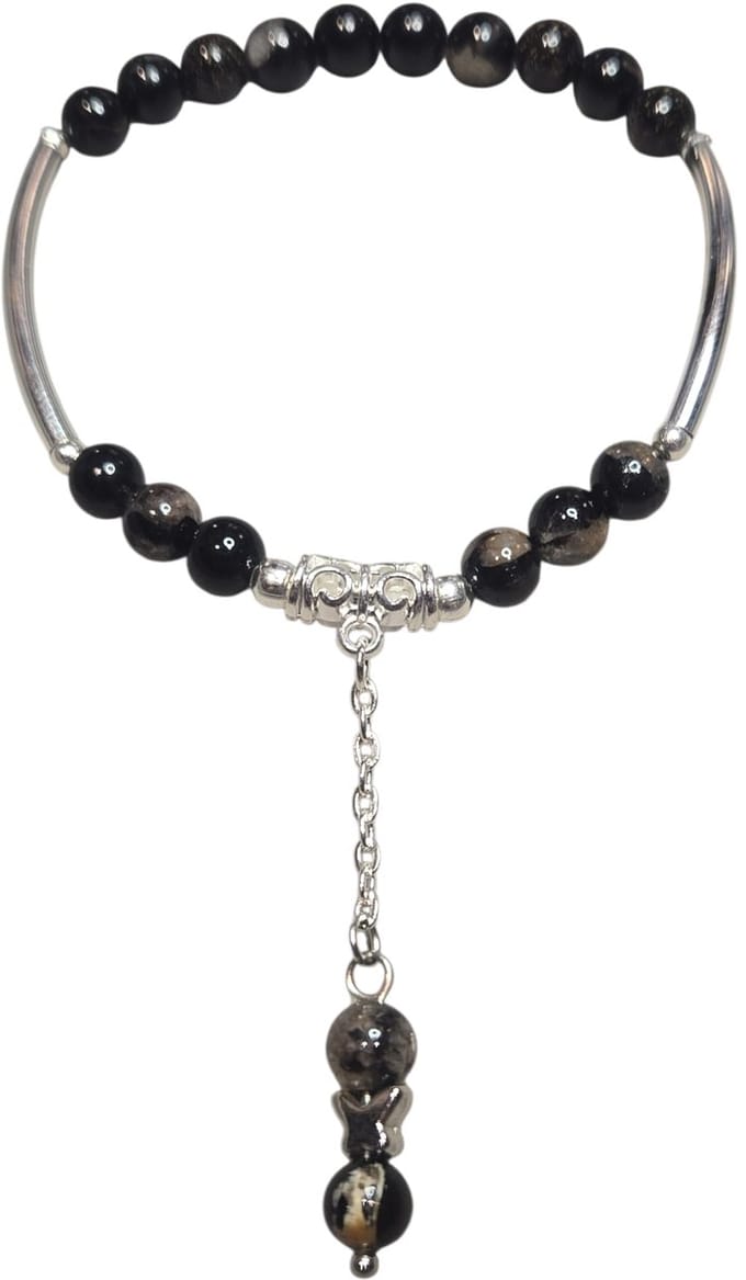 Rosophia-zwarte toermalijn armband.