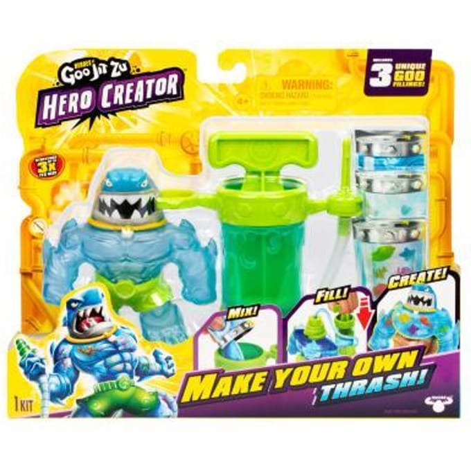 Heroes of Goo Jit Zu Hero Creator Blazagon – DIY Figuur met Creator Chamber
