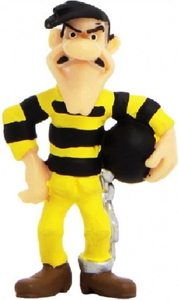 Lucky Luke - speelfiguur/taarttopper - Jack Dalton - 6 cm - kunststof - Plastoy