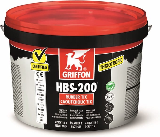 Griffon HBS-200 Rubber Tix Emmer 5 liter