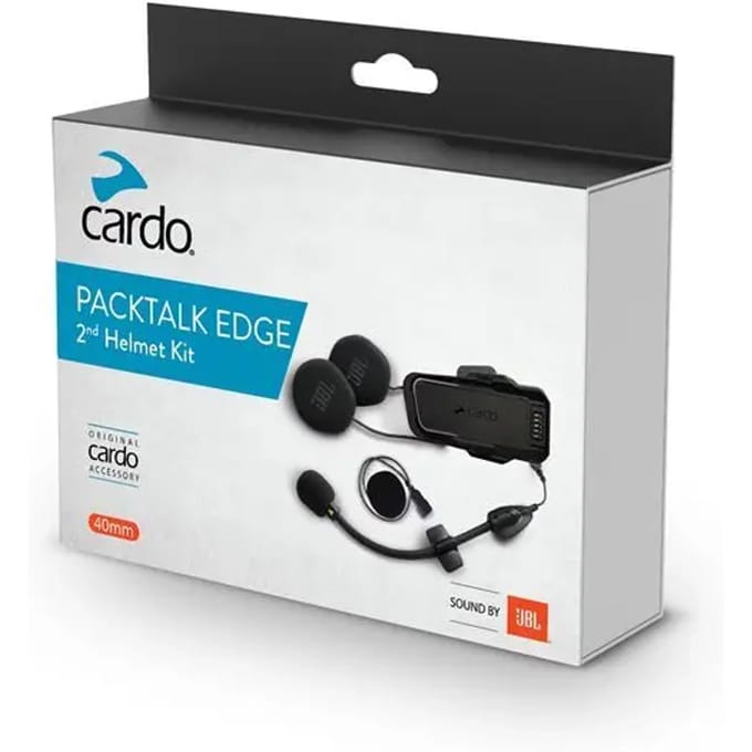 Bluetooth motorfiets intercom Cardo Packtalk Edge JBL