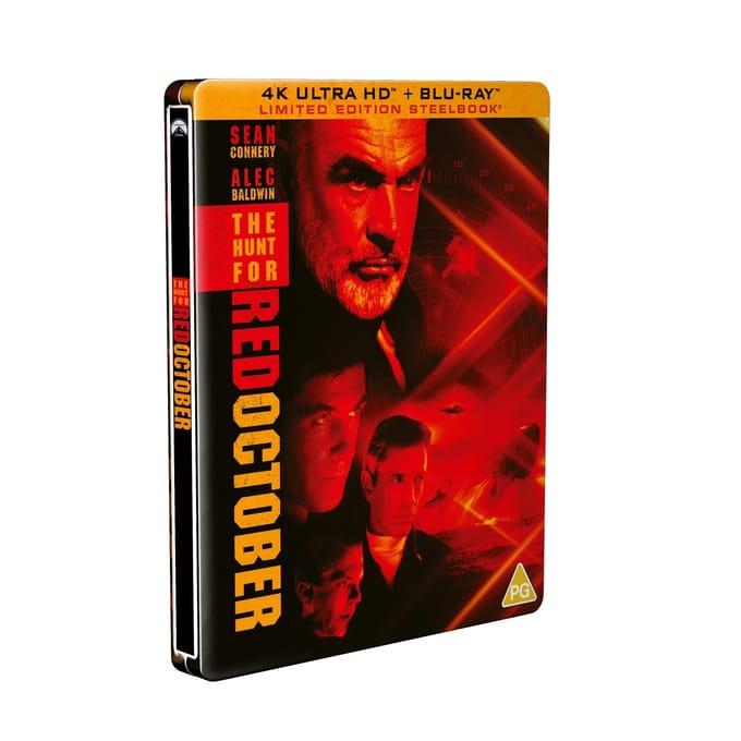 The Hunt for Red October - Limited Edition Steelbook - 4K Ultra HD + Blu-ray - Import