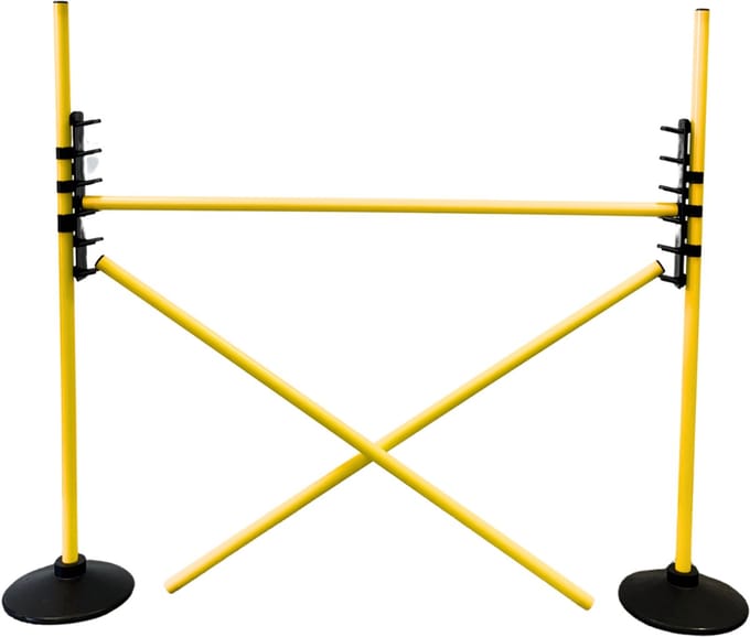 Hobby Horse Hindernis Verstelbaar 3 Leggers - Geel