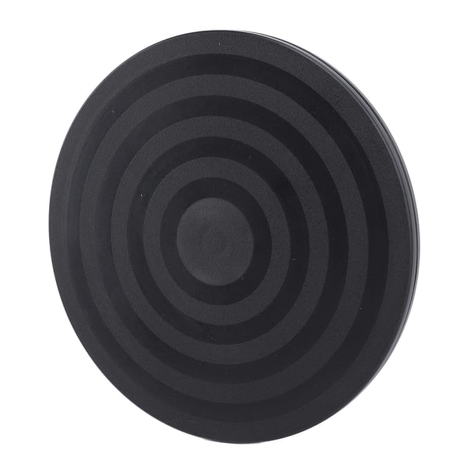 Draaiplateau Plastic 20cm Diameter 360 Graden Draaiend Draaiplateau Spin Display Standaard voor TV's black