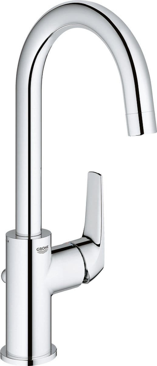 GROHE Start Flow Wastafelkraan - Waterbesparend - Draaibare uitloop - Met waste - Chroom