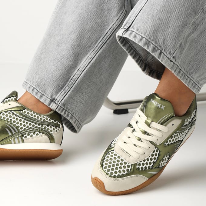 Mexx Mexx Tula Sneakers groen Synthetisch