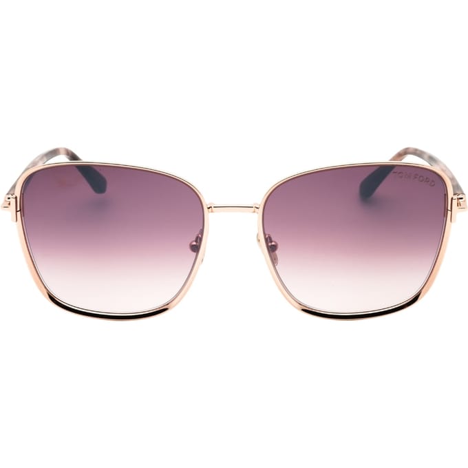 Tom Ford Fern Zonnebril In Glanzend Roségoud