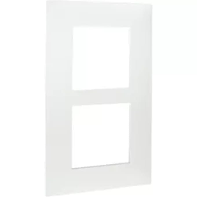 Legrand Vanela Next Dubbele Afdekplaat Horizontaal/verticaal Wit 57mm
