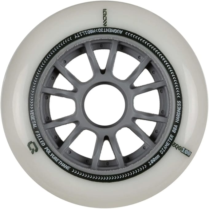 Iqon Eqo 100 88a Schaatswielen 3 Eenheden Goud 100 mm