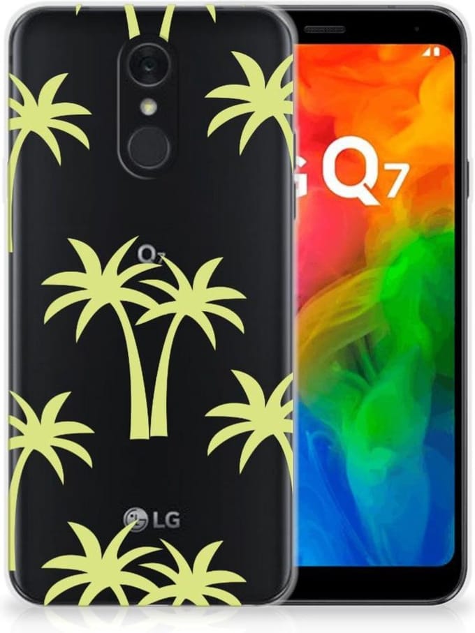 LG Q7 TPU Case Palmtrees