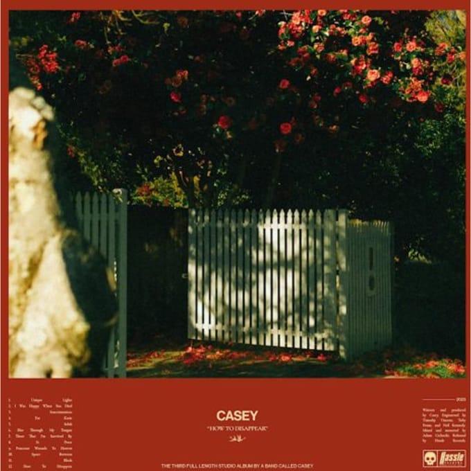 How To Disappear - Casey