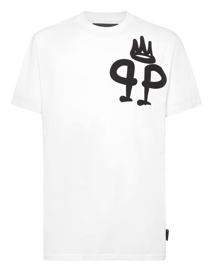 T-Shirt Ronde Hals King Plein