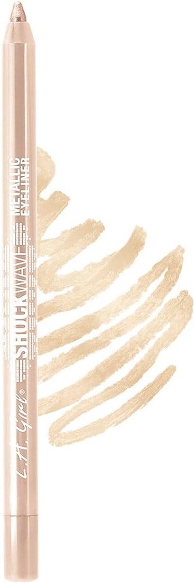 LA Girl - Shockwave Metallic Eyeliner Lullaby - Oogpotlood Wit/Beige