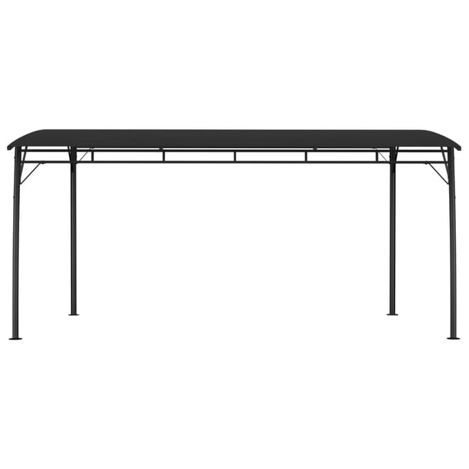vidaXL - Zonneluifel - 4x3x2,55 - m - antracietkleurig