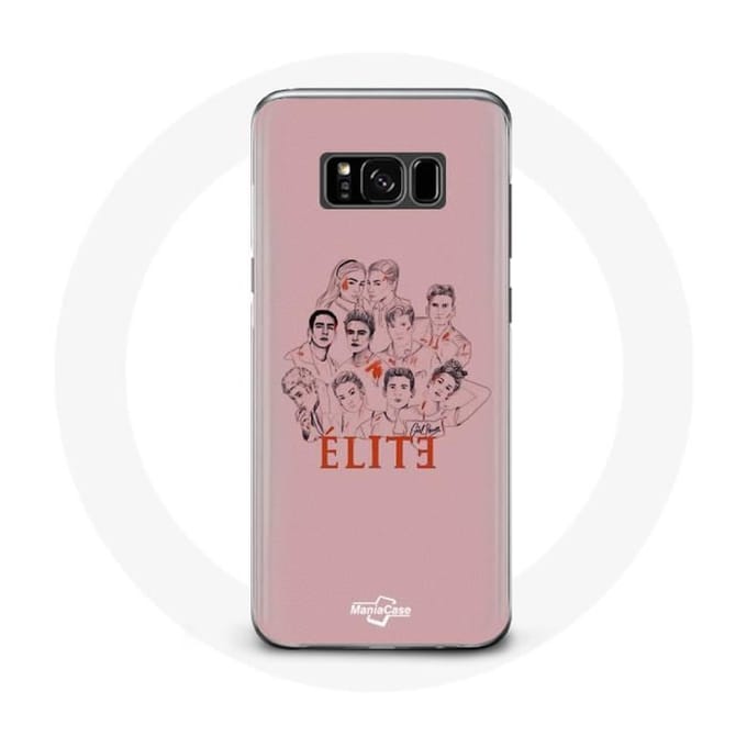 Coque pour Samsung Galaxy S8 Plus Elite Saison 5 Affiche personnages Fanart Logo