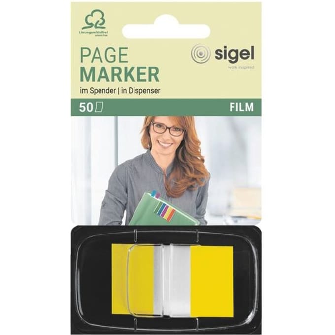 Herkleefbare markeerstroken »Z-Marker« 45 x 25 mm, geel
