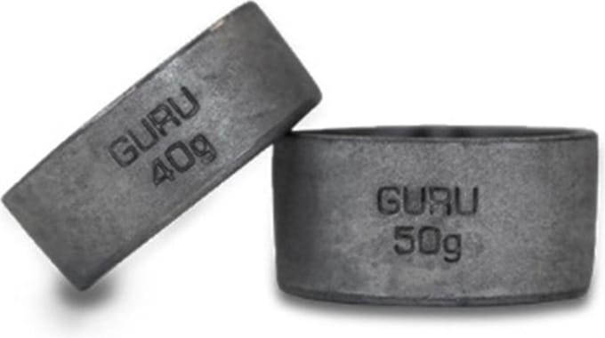 Guru - X-Change Distance Feeder Weights | Heavy Sp.Pack | 40g + 50g - Zilver