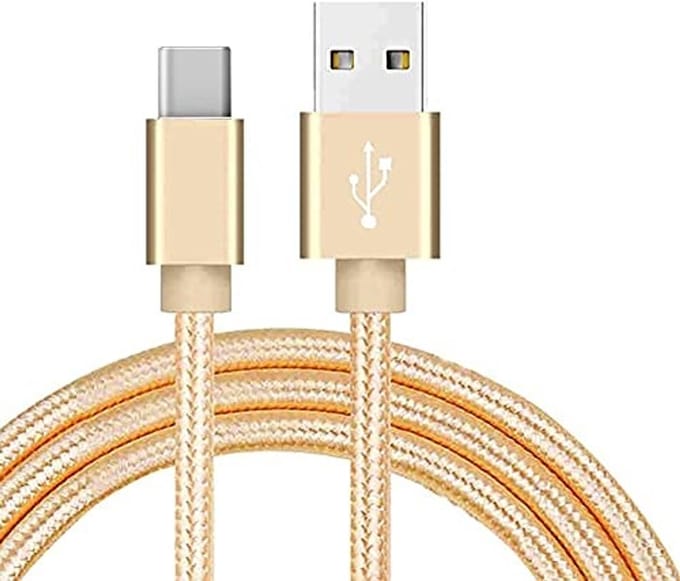 USB C kabel - Oplaadkabel - usb c naar usb A kabel - Goud