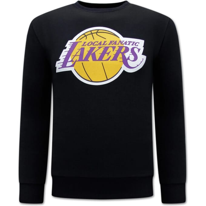 Lakers Print Heren Sweater - Zwart