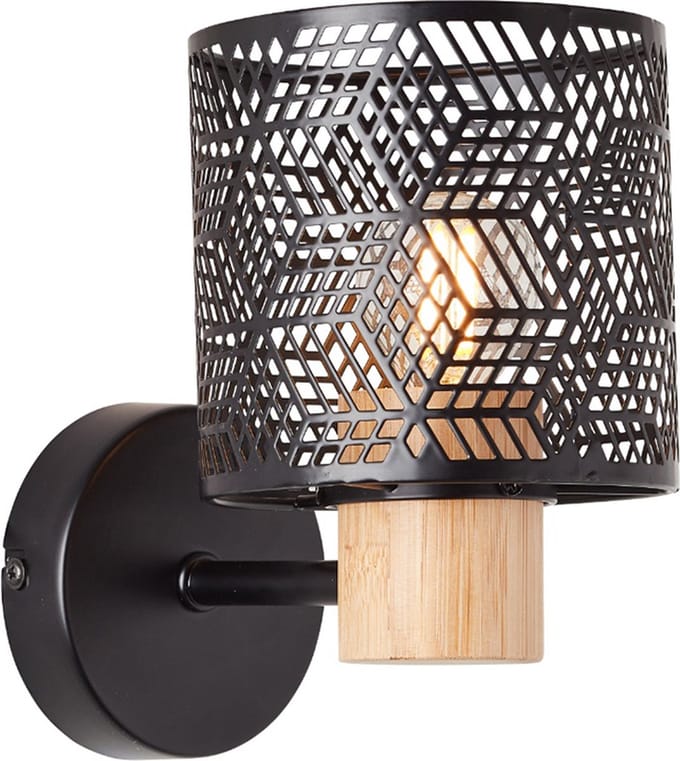 Brilliant Santy - Wandlamp - Zwart