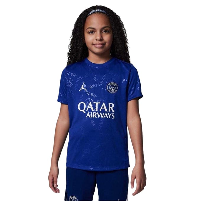 Nike Kinderen/Kinderen Air Jordan Paris Saint Germain FC Jersey (Blauw/Phantoom)