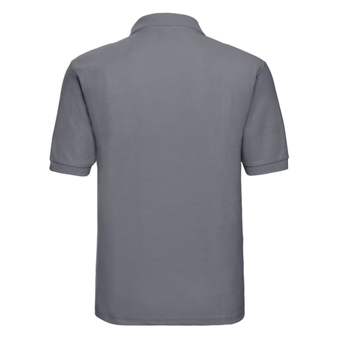Russell Heren Klassiek Polycotton Poloshirt (Convoy Grijs Effen)