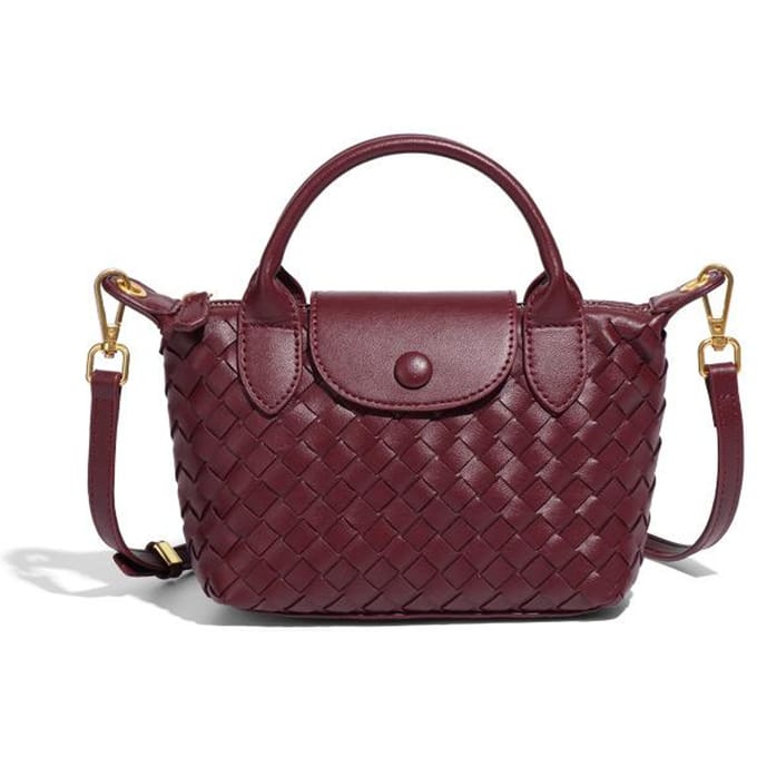 Handgeweven Tas Mode Dumpling Handtas High-end Longxiang Tas Textuur Trendy Schoudertas Crossbodytas gray