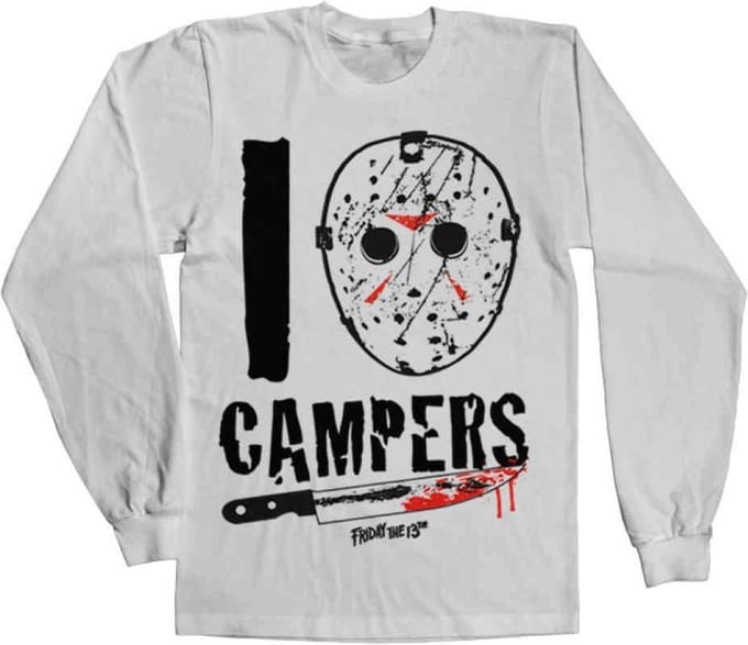 Friday The 13th Longsleeve shirt -M- I Jason Campers Wit
