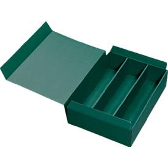 Geschenkdoos om wijn te verzenden, 3 stuks, groen, 25 stuks