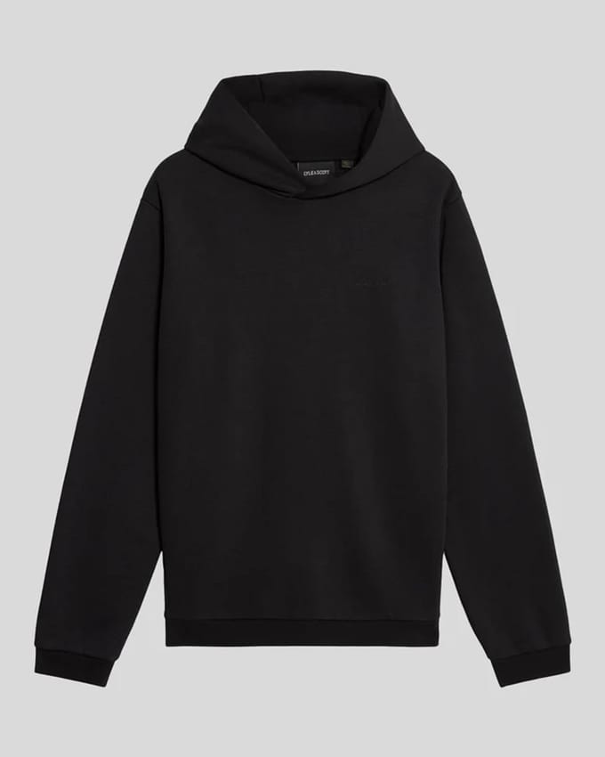 Lyle & Scott Logo Brushback Pullover Hoodie