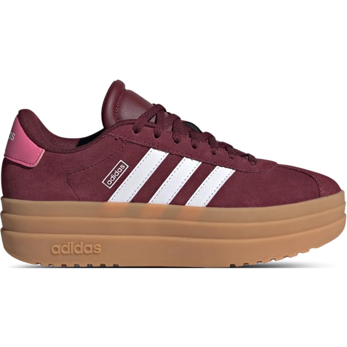 Adidas VL Court Kindersneakers - Rood - Maat 35.5 - Mesh/Synthetisch