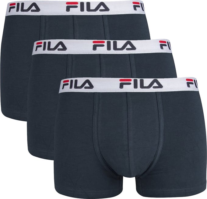 FILA - Heren Basic Boxershorts - 3 Pack - Maat L - Navy