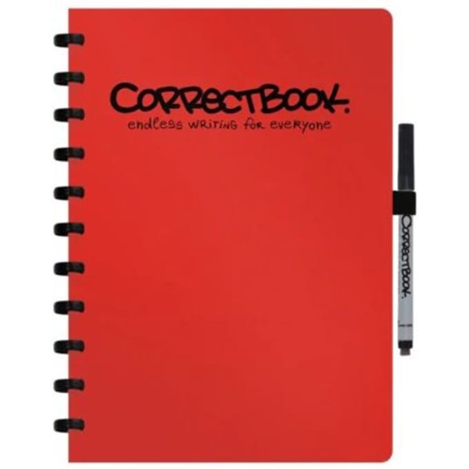 Correctbook original a4 horizon red, gelinieerd