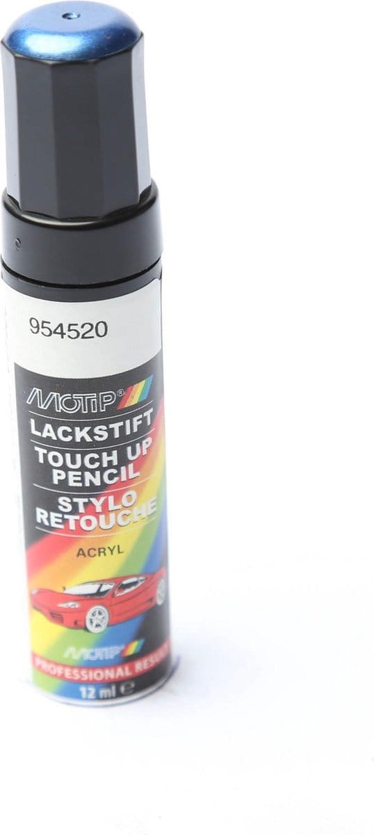 Motip 954520 - Auto lakstift - Blauw Metallic - 12 ml