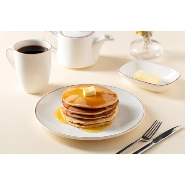 Bonna Dessertbord - Retro - Porselein - 23 cm - set van 6