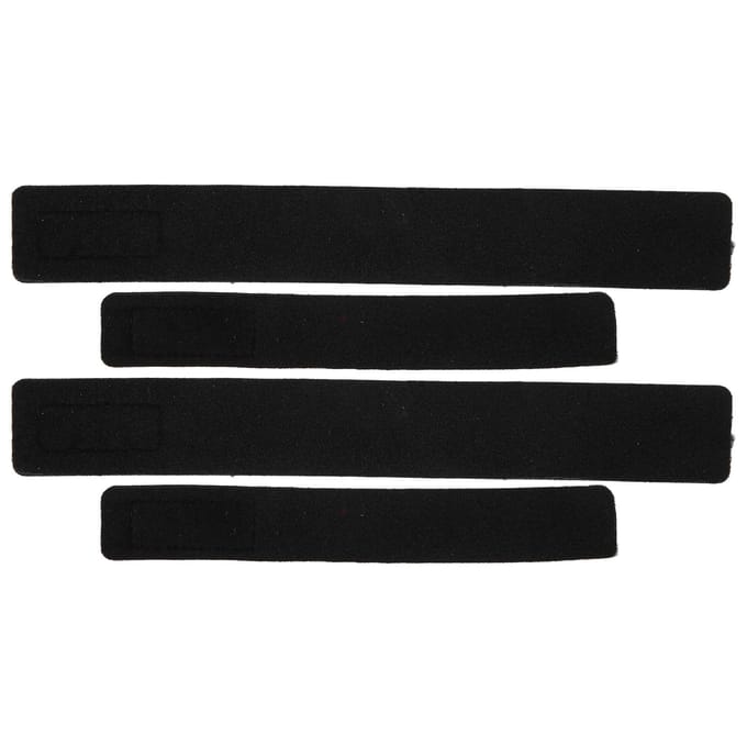 Sangles Velcro pour Canne à Pêche Bande Fixation Antidérapante pour Canne Accessoire Support Enrouleur de Canne black