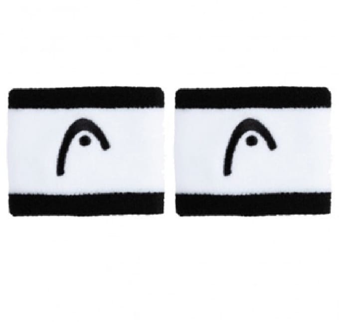 Head zweetband / polsband Blauw/wit