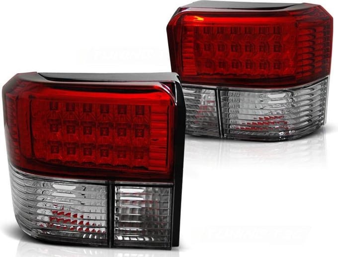 Achterlichten VW T4 90-03 03 ROOD HELDER LED