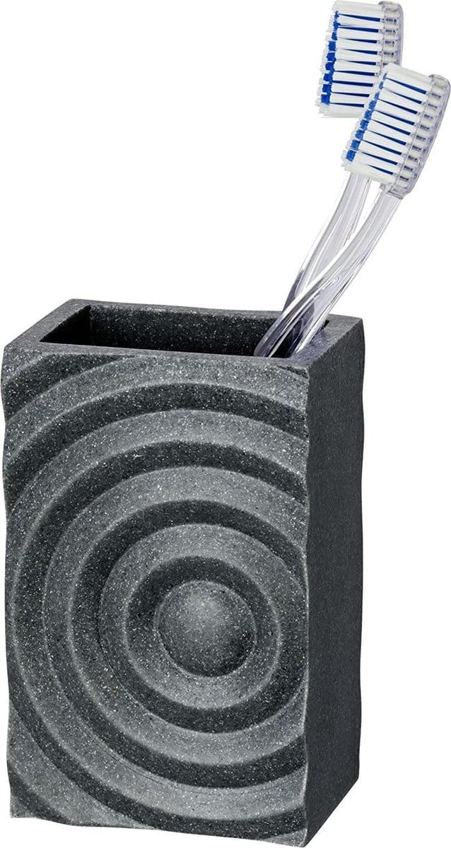 Wenko Tandenborstelhouder Signs 11,6 Cm Polyresin Antraciet
