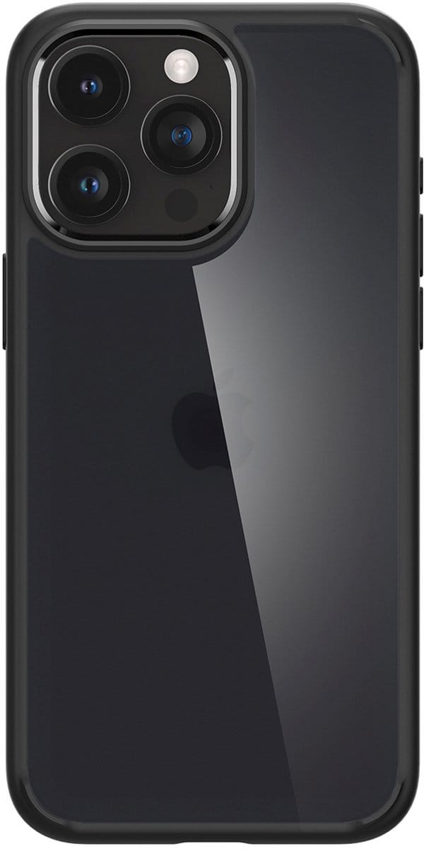 Spigen Ultra Hybrid Apple iPhone 15 Pro Hoesje Back Cover Zwart