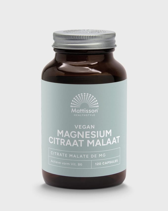 Mattisson - Magnesium Citraat Malaat Capsules 86 mg - 120 Capsules