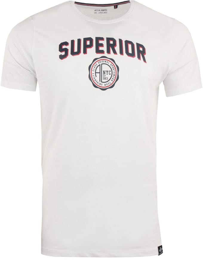 Heren T-shirt Athl. Dpt Ducio Wit - S