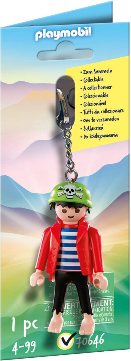 PLAYMOBIL Sleutelhanger piraat 'Rico' - 70646