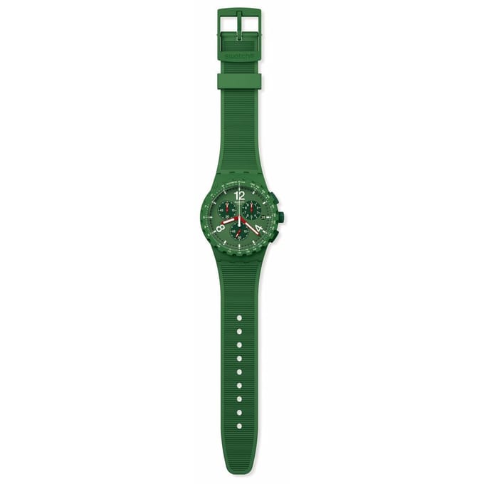 Swatch PRIMARILY GREEN SUSG407 Polshorloge, Groen black