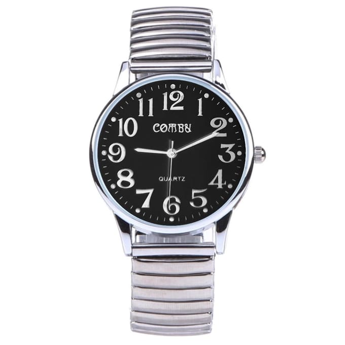 Fako - Horloge - Rekband - Comby Classic - 36mm - Zwart