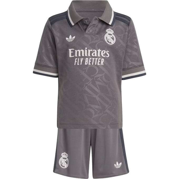 Derde shirt en korte broek voor kinderen Real Madrid 2024/25