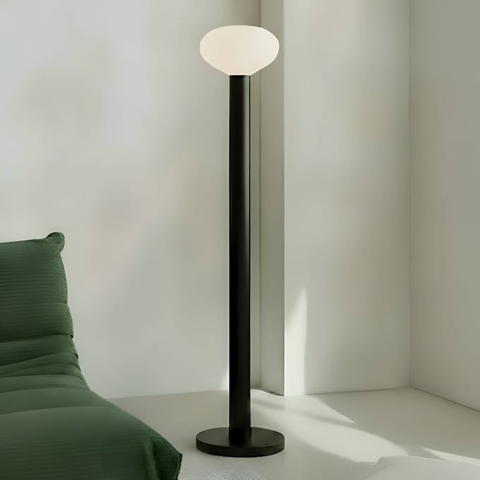ALDEX Vloerlamp Flo, groen, hoogte 138 cm, 1-lamp, glas