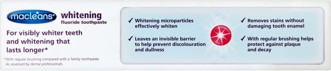 Macleans Tandpasta - Whitening 100 ml