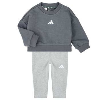 Adidas Seasonals Sweat Set Grijs 12-18 Months Kinderen